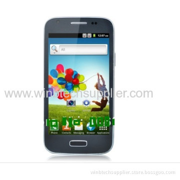 S4 4.0" Android 4.0 Mtk6515 Mini I9500 Dual Sim Card Mobile Phone 